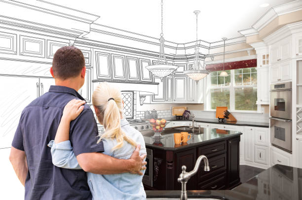 Custom kitchen cabinets installed in a Cape Coral home